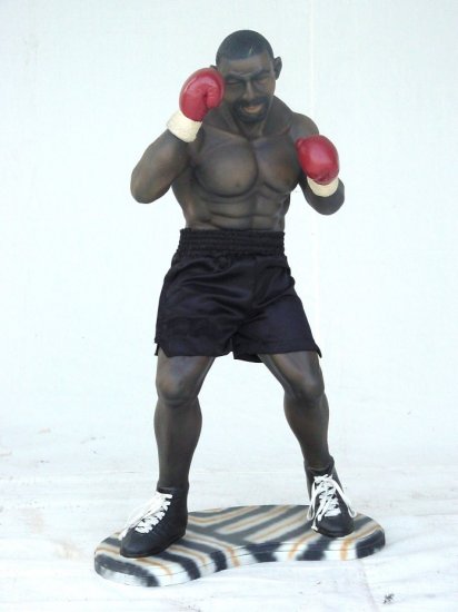 Bronze Standing Boxer - Click Image to Close