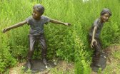 Bronze Playing Boy Bronze Playing Boy