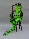 Frog with Saxophone