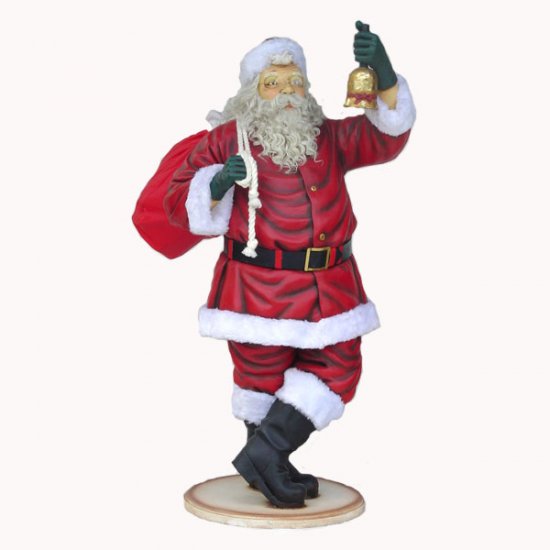 Santa Claus with Beard 6 Ft. - Click Image to Close