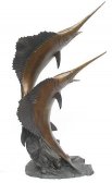 2 Sailfish on Wave Fountain