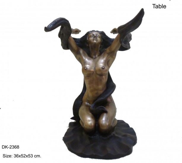 Sitting Lady Table Base - Click Image to Close