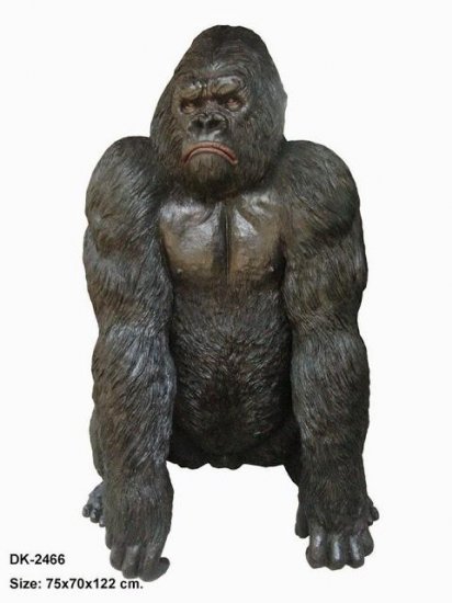 Bronze Gorilla - Click Image to Close