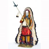 Faceless Indian with Spear