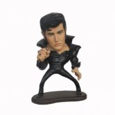 Roch and Roll Caricature with Microphone