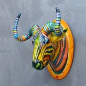 Popart Wildebeest Head Popart Wildebeest Head