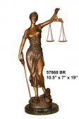 Bronze Blind Justice