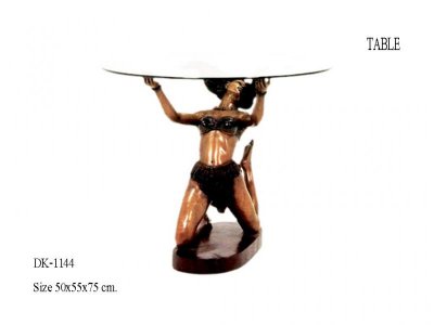 Sitting Lady on Base Table