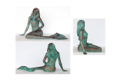 Fiberglass Mermaid Bronze Finish
