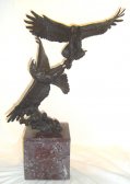 Eagles Fighting Bronze