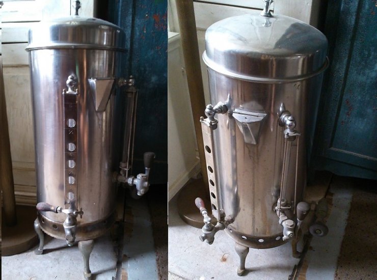 Antique Coffee Urn - Click Image to Close