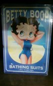Tin Sign Betty Boop Bathing Suit Tin Sign Betty Boop Bathing Suit