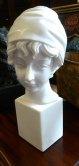 White Marble bust of a young Girl