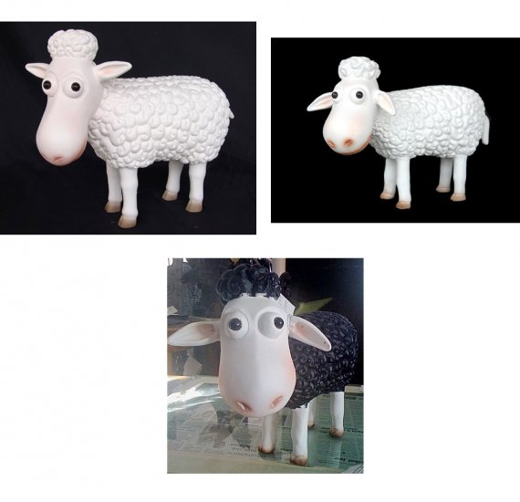 Funny Sheep 1 Ft. (Ears up or Down) - Click Image to Close