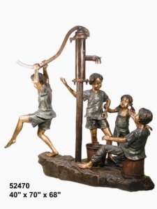 4 Kids at the Pump - Recirculating Fountain
