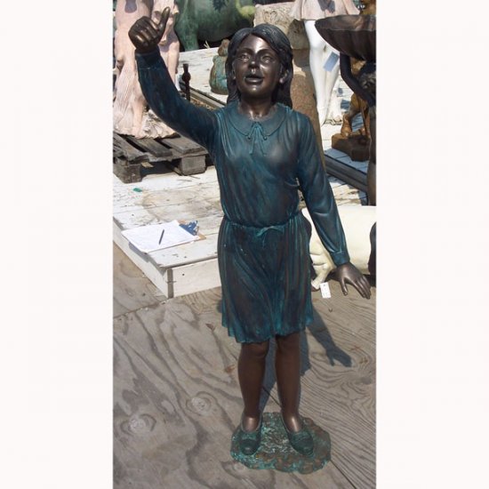 Bronze Girl Statue - Click Image to Close