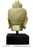 Gold Buddha Head on Base