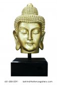 Gold Buddha Head on Base Gold Buddha Head on Base