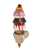 Hard Ice Cream Sundae Wall Display Hard Ice Cream Sundae Wall Display
