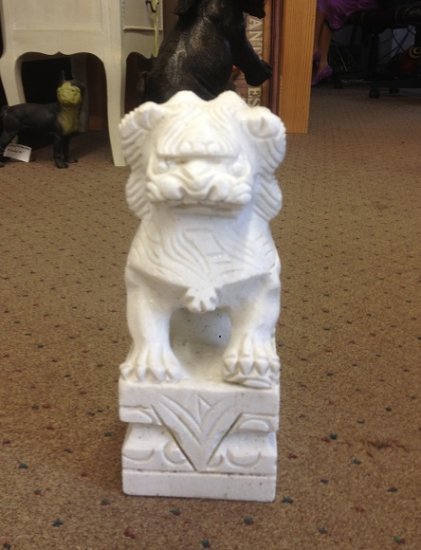 Chinese Mable Foo Dog 8'' - Click Image to Close