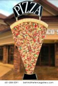 Jumbo Pizza Slice Advertising Sign Sculpture