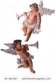 Fresco Hanging Cherub Statues
