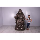 Hotei, the Laughing Buddha in Bronze Finish
