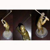 Bronze Small Golfer