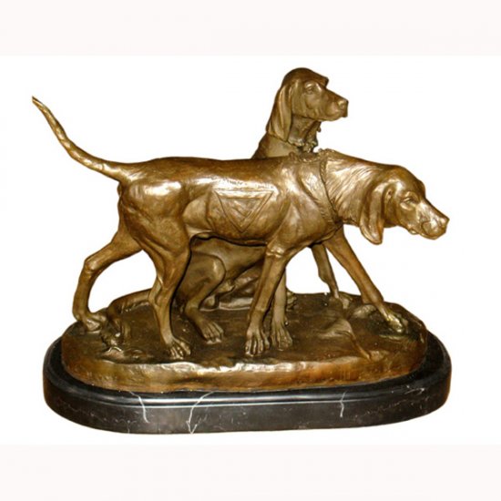 Bronze 2 Dogs - Click Image to Close