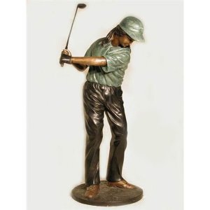 Bronze Lady Golfer