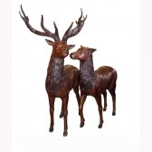 Bronze Deer pair