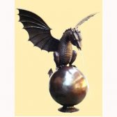 Bronze Dragon on Ball