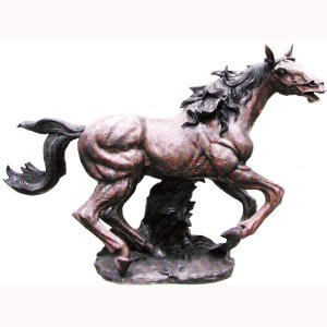 Bronze galloping Horse