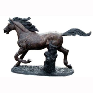 Bronze running Horse