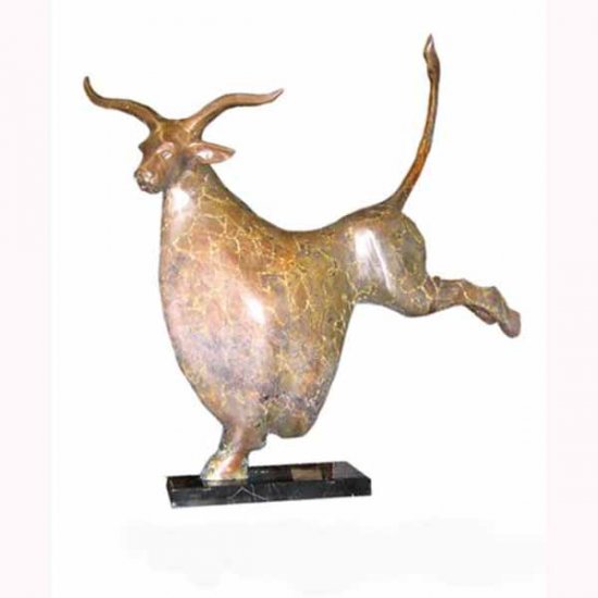 Bronze Modern Bull - Click Image to Close