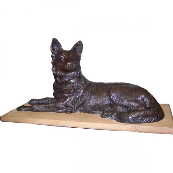 Bronze Fox with Base - Click Image to Close
