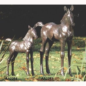 Bronze Colt Foal Baby Horse