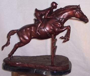 Bronze Horse Jockey