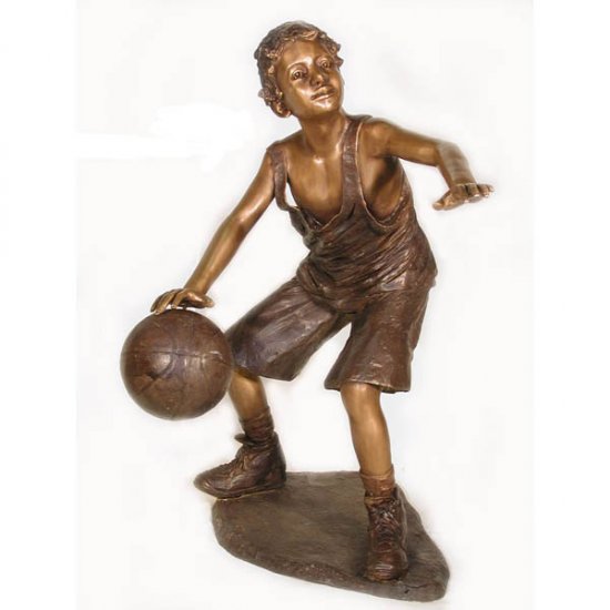 Bronze Basketball Player - Click Image to Close