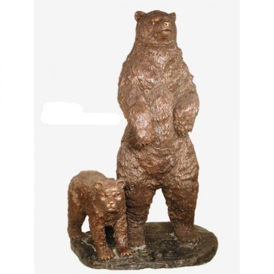 Bronze Mother and Cub - Click Image to Close