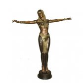 Bronze Costumed Dancer