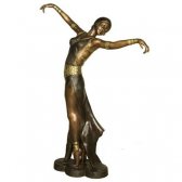 Bronze Costumed Dancer