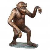 Bronze Walking Monkey