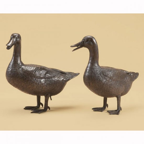 Bronze Duck Pair - Click Image to Close
