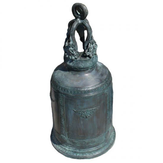 Bronze Buddhist Temple Bell - Click Image to Close