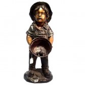 Bronze Boy with Frog Bronze Boy with Frog