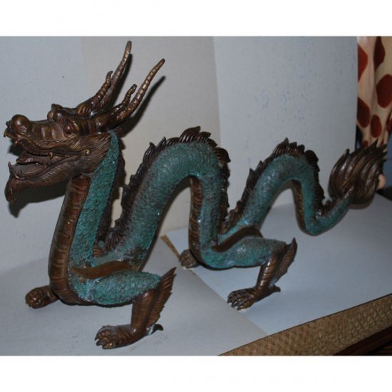 Bronze small Dragon - Click Image to Close