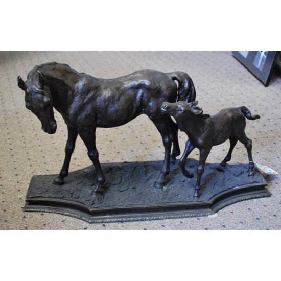 Bronze Horse and Pony - Click Image to Close