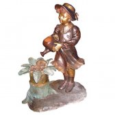 Bronze Girl with Water Can Bronze Girl with Water Can