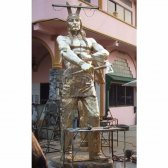 Bronze Indian Brave Colossal Size
